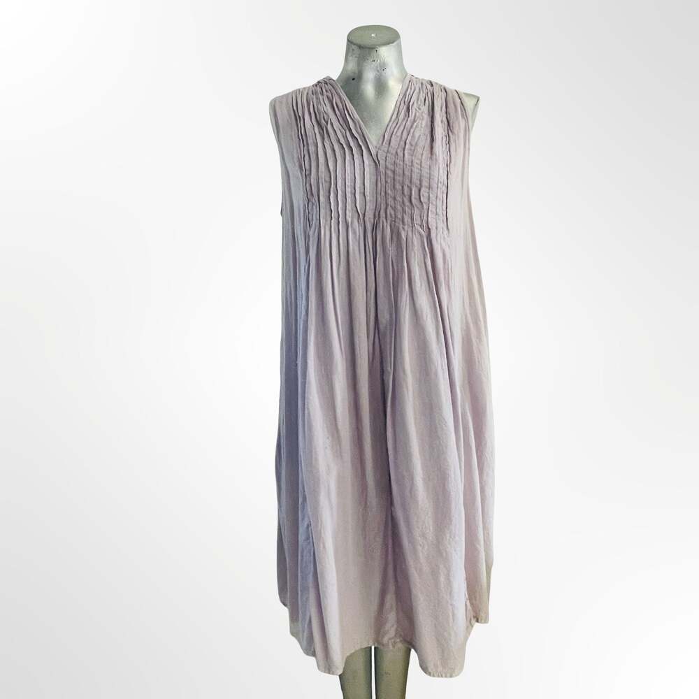 Free People x CP Shades Yoko Tunic Dress Lavender Sleeveless Cotton